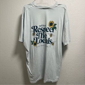 Comfort Colors “Respect The Locals” Sunflower Graphic Tee